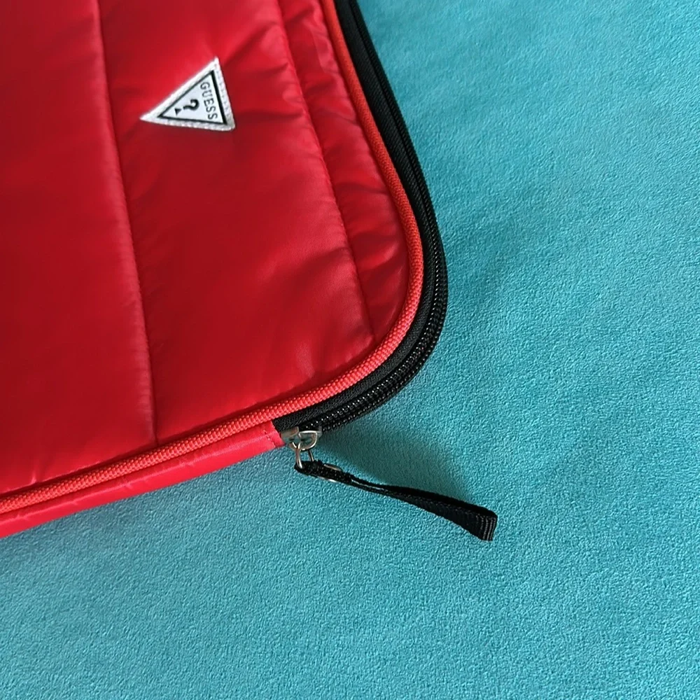 NWOT Guess Tablet iPad Case in Red iPad Protector Lightly Padded